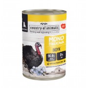 Country Of Animals 單一蛋白火雞肉幼犬狗罐頭 400g x 12罐